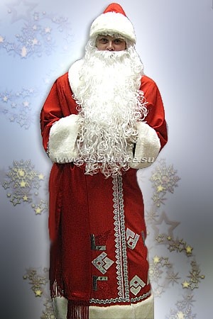 Борода + парик Деда Мороза